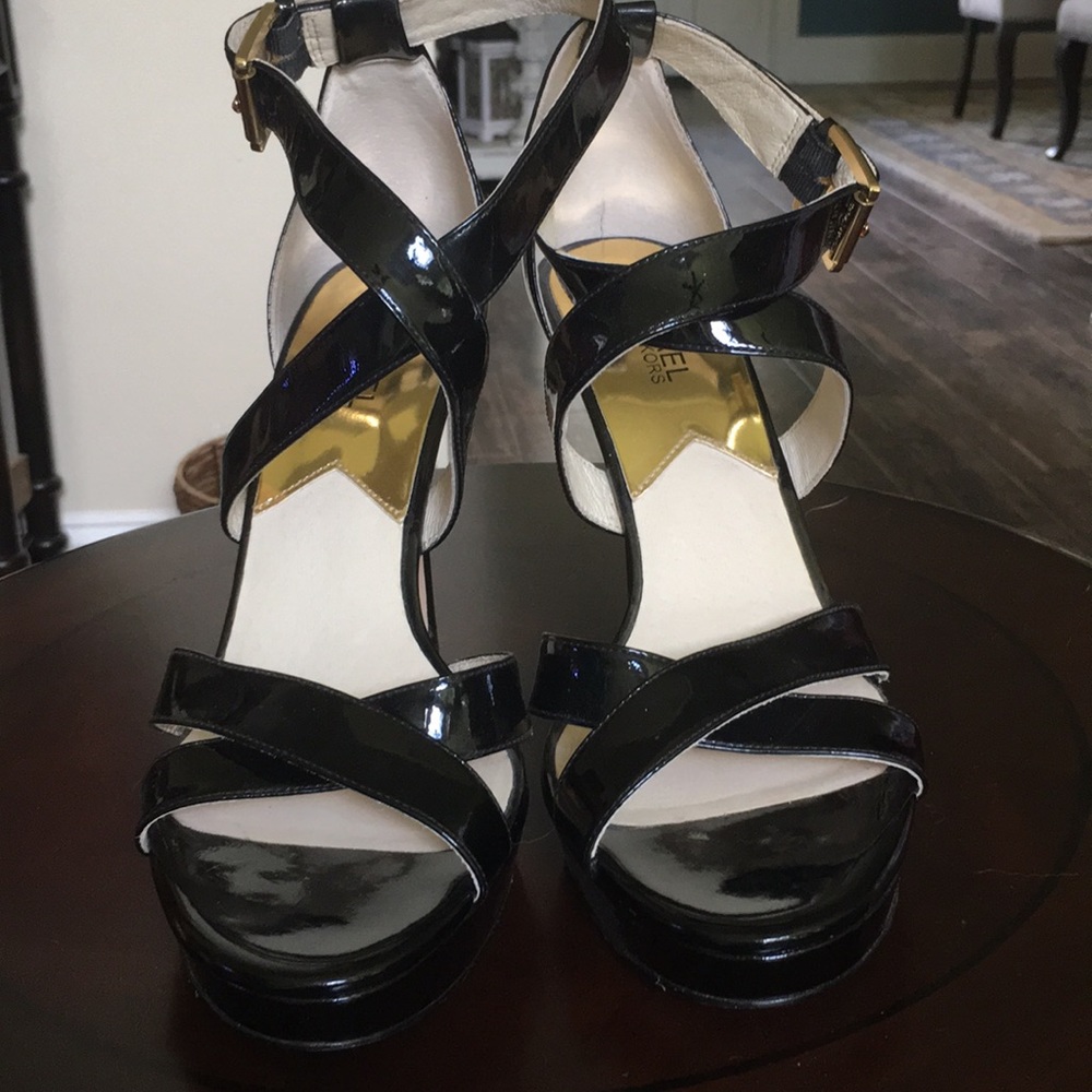 Michael Kors black sandal Heels